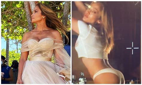 Jennifer Lopez Strips Down For Shotgun Wedding Scene Photos