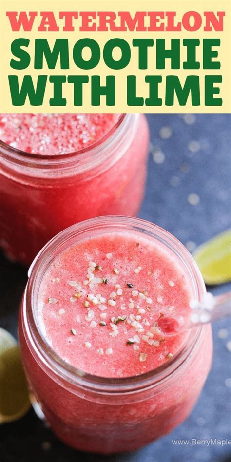 But is it safe for them to eat? Watermelon smoothie with strawberries and lime juice that ...