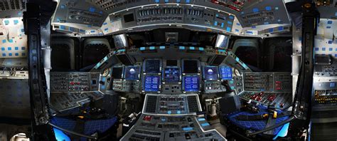 Space Shuttle Endeavour Flight Deck 6268x2624 Rwidescreenwallpaper