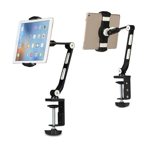 New Adjustable Standholder With Clamp For Tablets Ipad Iphone S Ebay