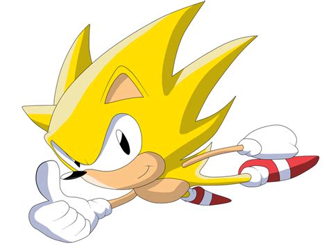 Super Sonic Classic By Krizart Da On Deviantart