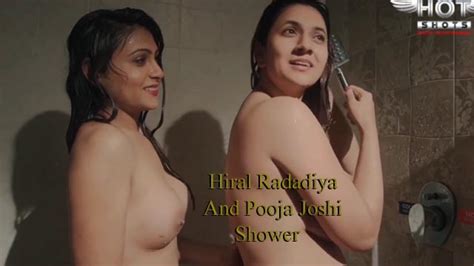 Hiral Radadiya And Pooja Joshi Full Nude In Shower Watch Auntymaza Pics