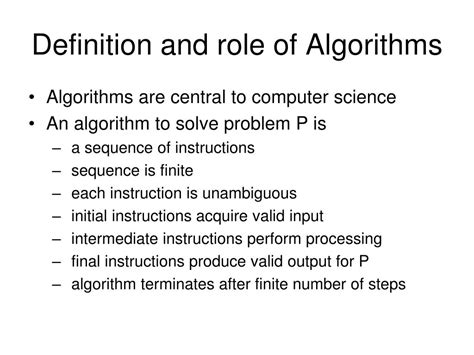 Ppt Algorithm Fundamentals Powerpoint Presentation Free Download