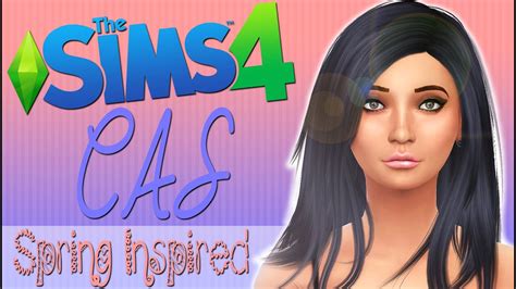The Sims 4 Cas Spring Inspired Youtube