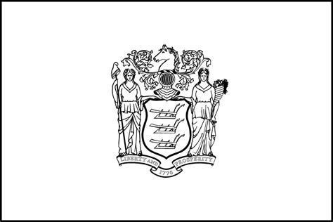 Iowa State Flag Coloring Page