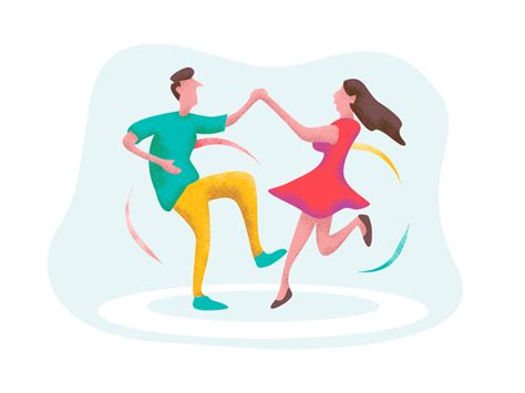 Dancing Illustration By Isaac Lemon 🍋 On Dribbble