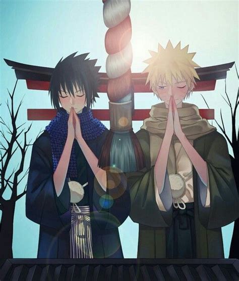 New Years Shrinekiwi Naruto Mangá Naruto E Sasuke Sasunaru