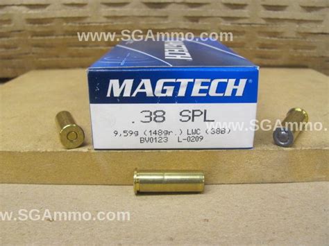 50 Round Box 38 Special 148 Grain Lwc Magtech Ammo 38b