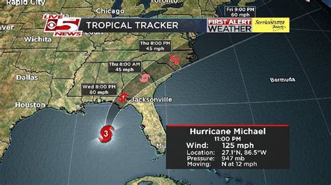 First Alert Cat 3 Hurricane Michael Continues To Strengthen