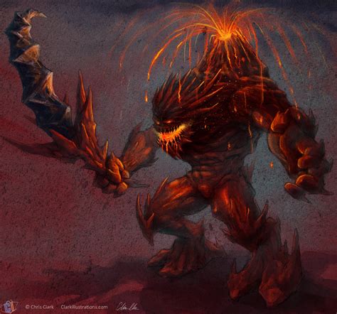 Lava Demon By Stoskri On Deviantart