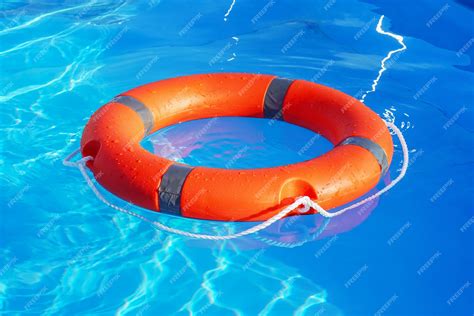 Premium Photo Lifebuoy Pool Ring Float Life Ring In Swimming Pool