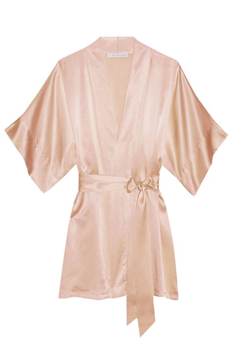 Samantha Bridal Silk Kimono Robe Bridesmaids Robes In Earth Colors S