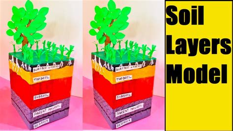 Soil Layers Model Making Science Project Soil Profile Best Out Of