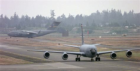 A Us Air Force Usaf Kc 135 Stratotanker 22nd Air Refueling Wing Arw