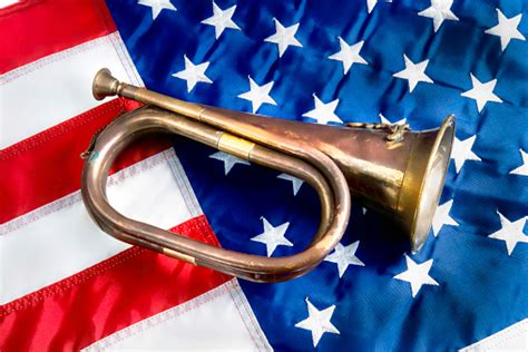 Old Brass Bugle Stock Photo Download Image Now Military Funeral