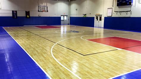 Basketball Court Inside Home Homeadvisors Basketball And Sports Court