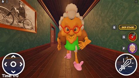 Escape Angry Granny Escape New Obby Full Gameplay All Jumpscares Roblox Youtube