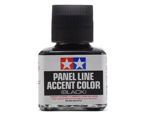 Tamiya panel line accent color 40ml grey tam87133. Tamiya Panel Line Accent Color (Black) (40ml) [TAM87131 ...