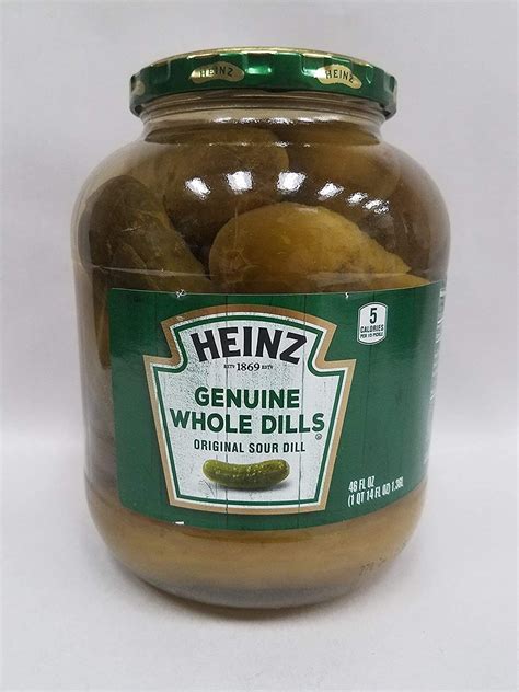 Heinze Genuine Whole Dills 46 Oz 3 Unit Pack Gourmet Recipes