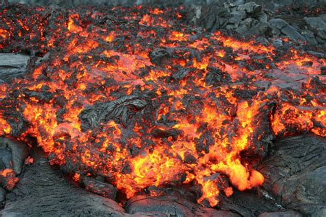 Active Aa Lava Flow December 27 2005 Kilauea Volcano H Flickr