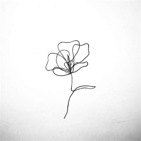 55 handabdruck bilder, die klein und groß froh machen. Ununterbrochene Linie Blume Tätowierungsidee #blume ...