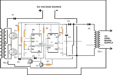 Schematic Of An Inverter Circuit