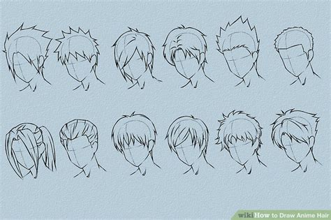 This tutorial shows how to draw different kinds of anime hats and head ware. 6 Ways to Draw Anime Hair - wikiHow