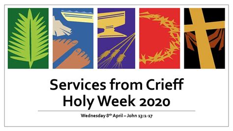 Holy Week 2020 Wednesday 8th April Youtube