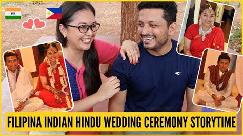 filipina indian hindu wedding ceremony storytime vlog 114 youtube