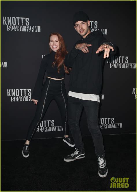 Sofia Carson Bella Thorne Get Their Scare On At Knott S Scary Farm