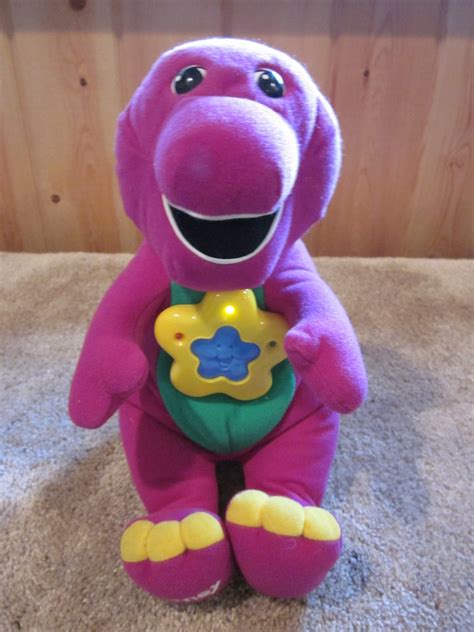 Twinkle 'n Dream Plush Barney by Playskool 1999