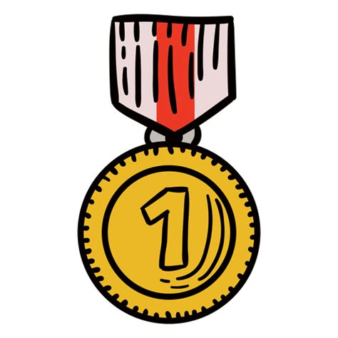 Maybe you would like to learn more about one of these? Award first medal hanging hand drawn - Transparent PNG ...
