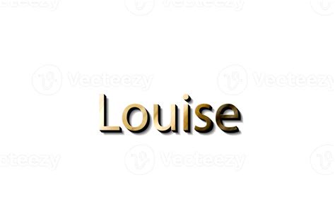 Louise Name 3d 15733321 Png