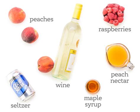 Sparkling Peach Sangria Only 6 Ingredients Namely Marly