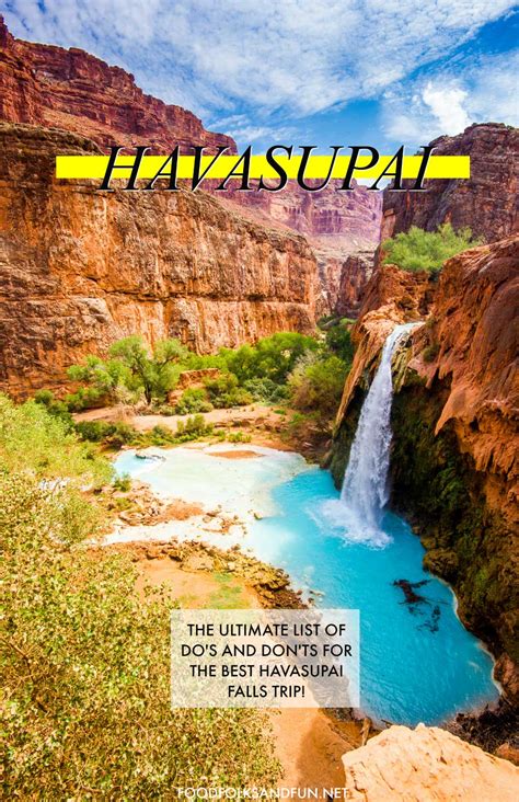 Havasupai Falls Arizona The Ultimate List Of Dos And Don