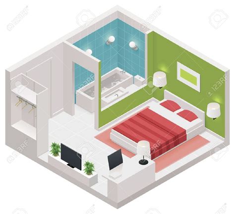 I used most of my arts teams logos in the design. Stock Photo | Bedroom drawing, Home icon, Isometric art