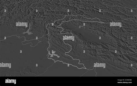 Ampliar en Azad Cachemira zona de administración central de Pakistán esbozado Perspectiva