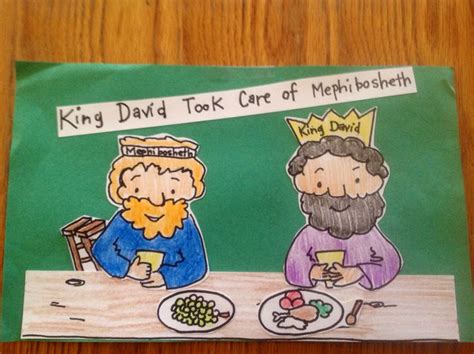 David Shows Kindness To Mephibosheth Craft Craft Lwm