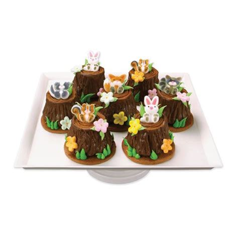 Fruit decorating, vegetable decorating, garnishing. Woodland Critters cupcakes - Lucks Food Decorating Company ...