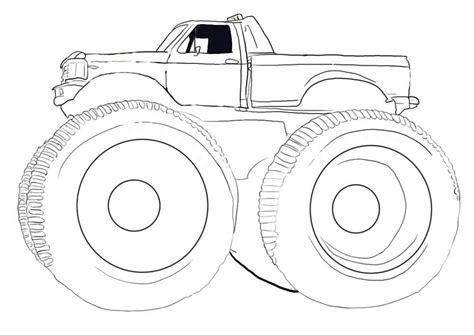 Monster Truck Coloring Pages Free Printable Coloring Pages For Kids