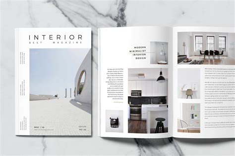 Interior Design Magazine Template Dekorasi Rumah