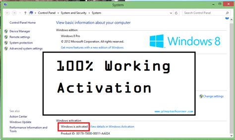 Windows 8 Pro Product Key Activate