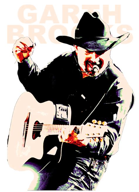 Garth Brooks Greeting Card for Sale by Gajah Donat png image