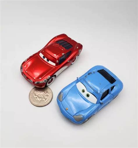 Disney Pixar Cars Cruisin Lightning Mcqueen And Sally Lot X2 Diecast Metal 1 55 £10 79 Picclick Uk