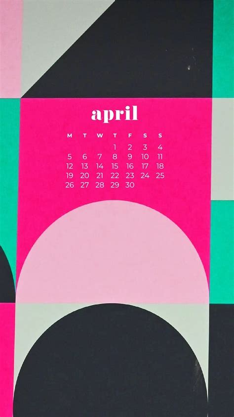 April 2021 Calendar Wallpapers 30 Free And Cute Design Options