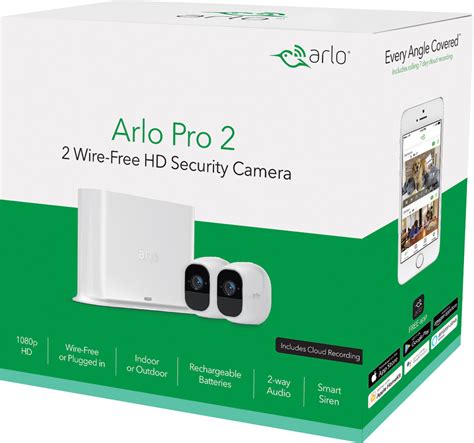 Customer Reviews Arlo Pro Camera Indoor Outdoor Wireless P Security Camera System White