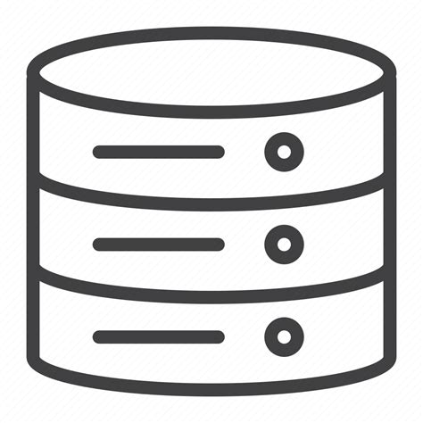 Data Center Database Server Icon Download On Iconfinder