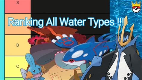 Ranking All Water Type Pokémon In 10 Minutes Gen 1 To 8 Youtube