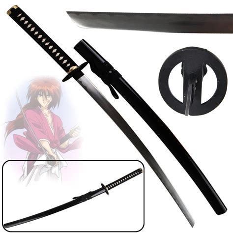 Free Shipping Rurouni Kenshin Anime Reverse Sword Real Steel Blade