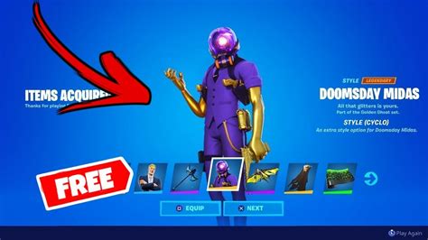 Fortnite cosmetics, item shop history, weapons and more. HOW TO GET DOOMSDAY MIDAS CYCLO STYLE IN FORTNITE! ( FREE ...